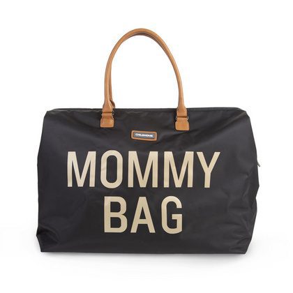 Torba Mommy Bag Big Black Gold Childhome