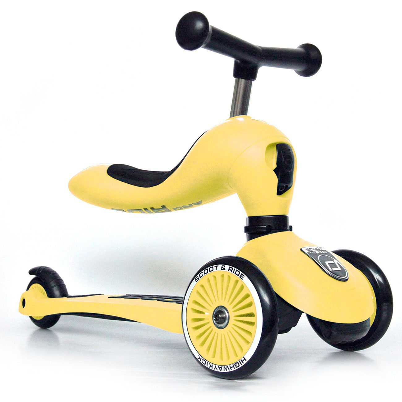 Scoot&Ride® Otroški poganjalec in skiro Highwaykick 1 Lemon 2 Scoot&Ride® Otroški poganjalec in skiro Highwaykick 1 Lemon