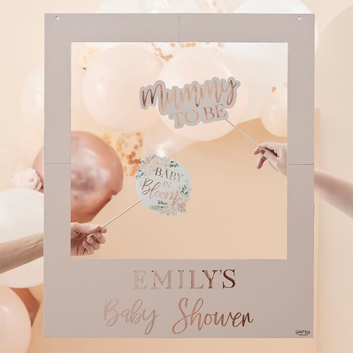 bl-113_peach_baby_shower_photo_booth_frame_with_stickers_to_cusomise-min